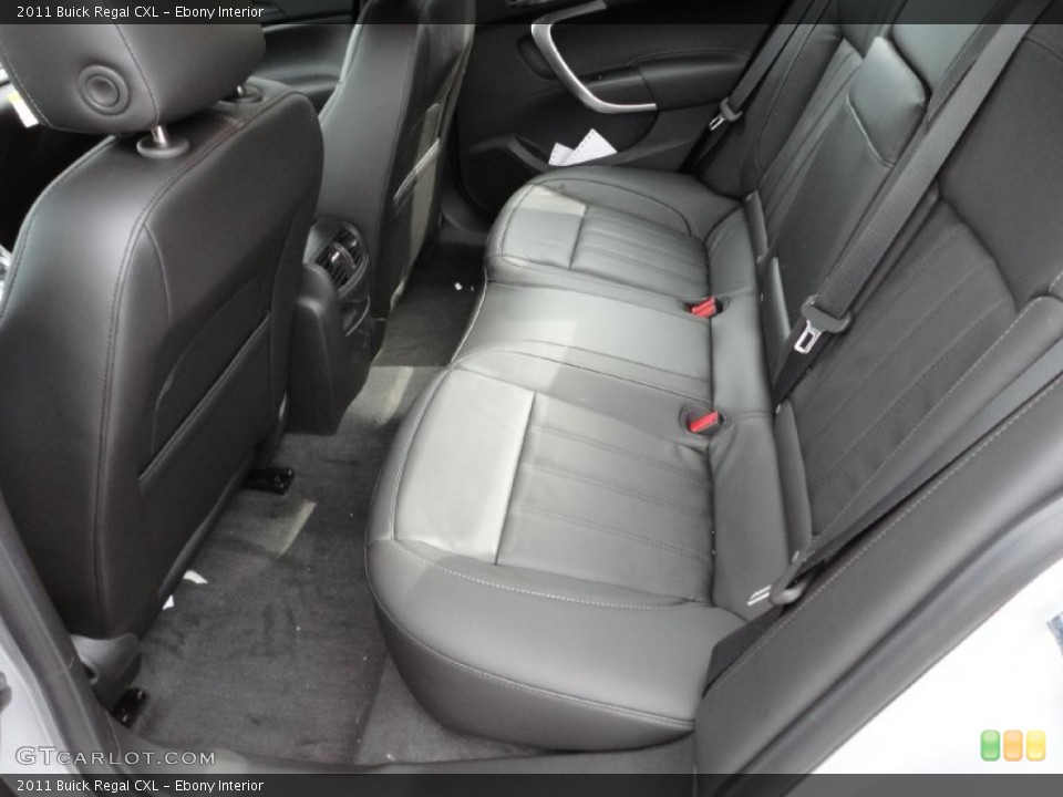Ebony Interior Photo for the 2011 Buick Regal CXL #49938926