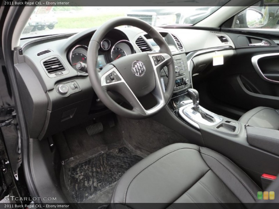 Ebony Interior Photo for the 2011 Buick Regal CXL #49939190