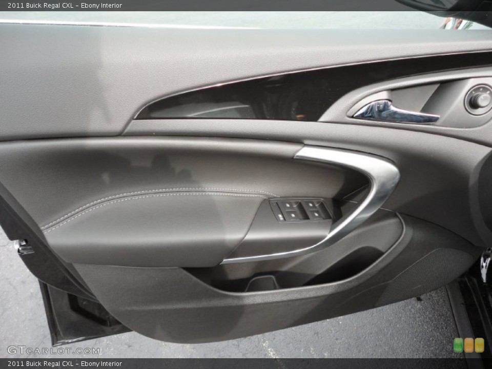 Ebony Interior Door Panel for the 2011 Buick Regal CXL #49939235