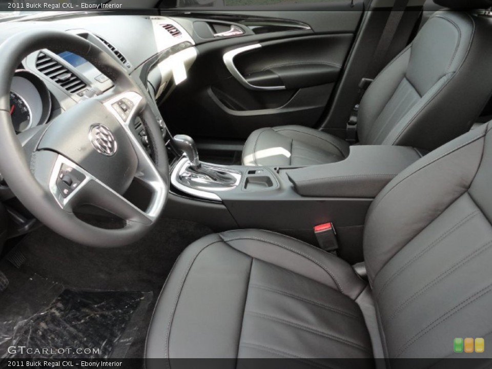 Ebony Interior Photo for the 2011 Buick Regal CXL #49939817