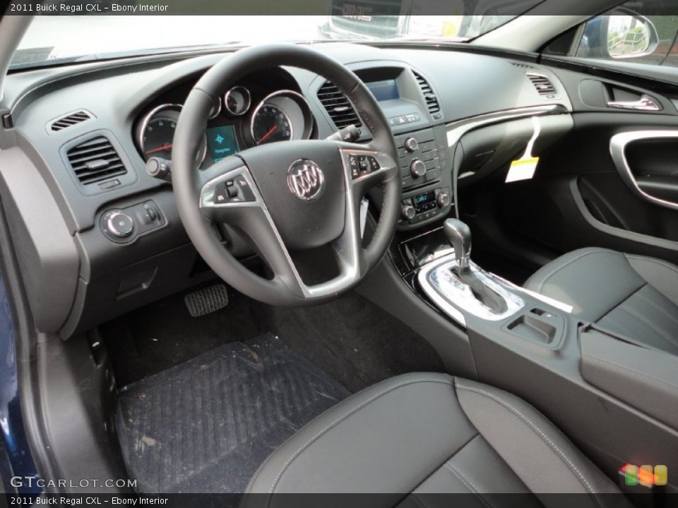Ebony Interior Prime Interior for the 2011 Buick Regal CXL #49940426