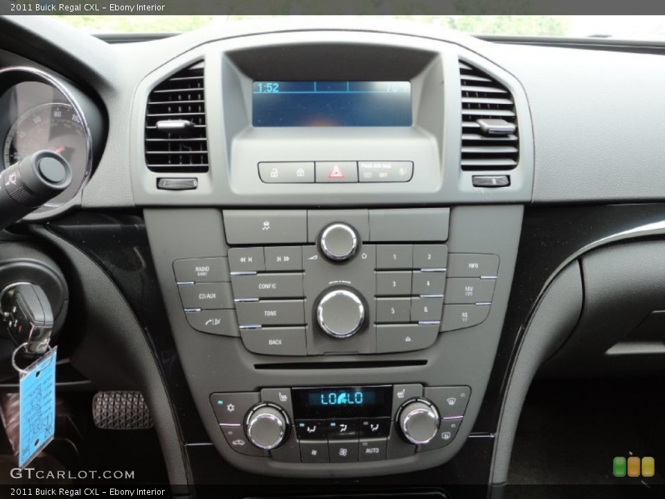 Ebony Interior Controls for the 2011 Buick Regal CXL #49940579