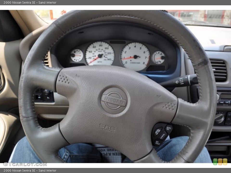 Sand Interior Steering Wheel for the 2000 Nissan Sentra SE #49940684