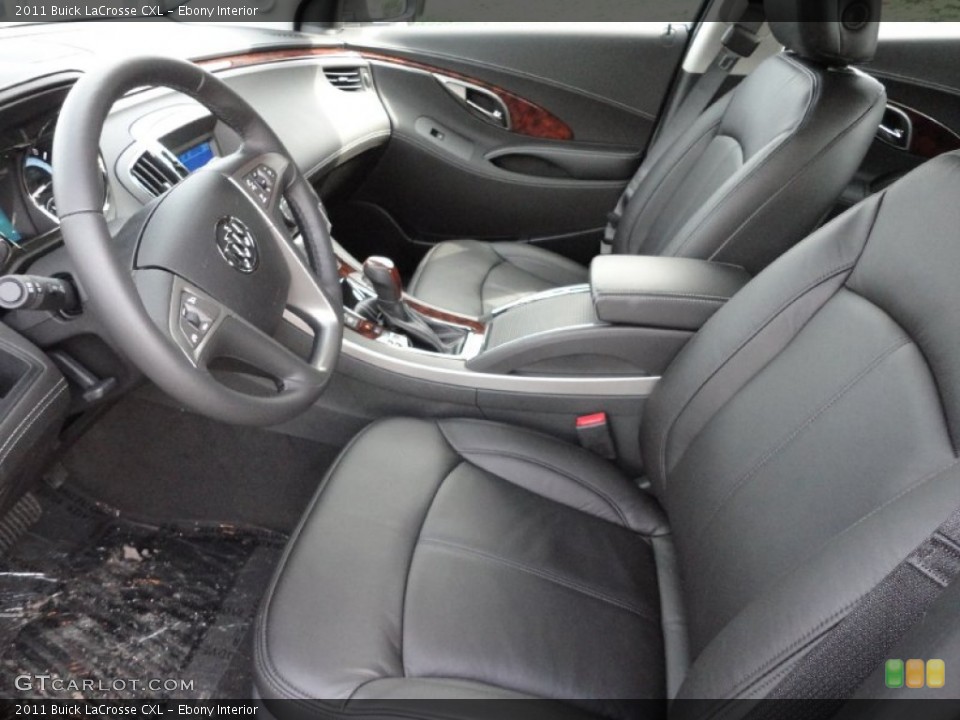 Ebony Interior Photo for the 2011 Buick LaCrosse CXL #49940762
