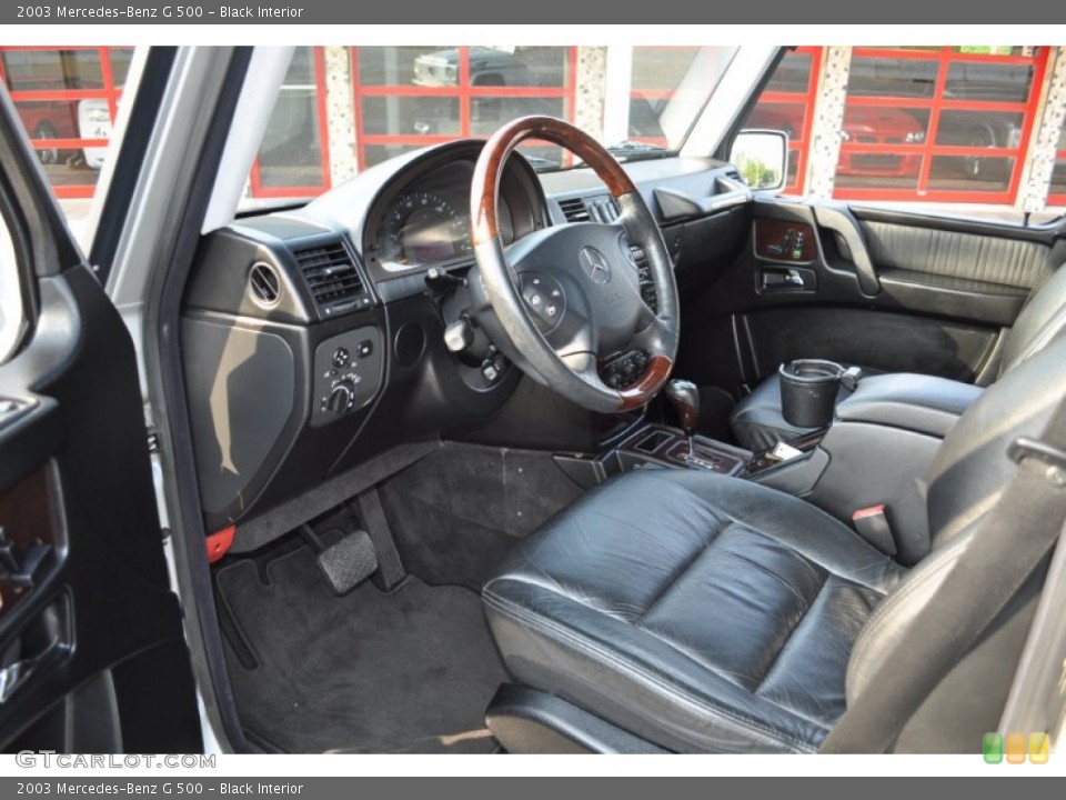 Black Interior Photo for the 2003 Mercedes-Benz G 500 #49941062