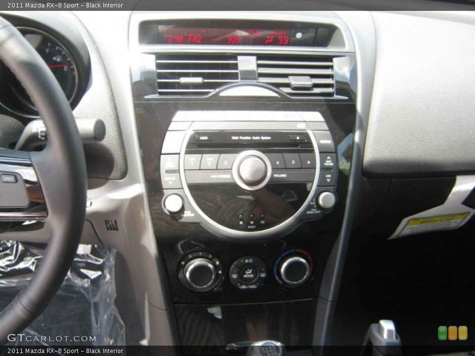 Black Interior Controls for the 2011 Mazda RX-8 Sport #49942211