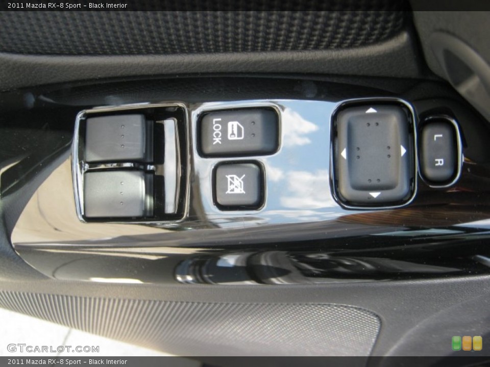 Black Interior Controls for the 2011 Mazda RX-8 Sport #49942331