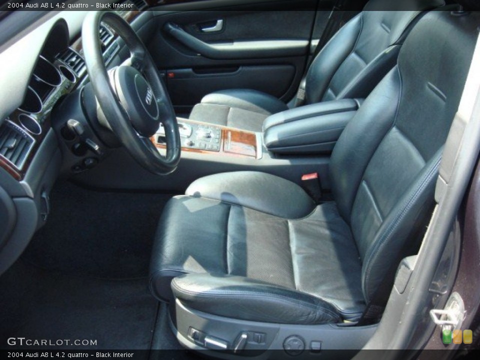 Black Interior Photo for the 2004 Audi A8 L 4.2 quattro #49943383