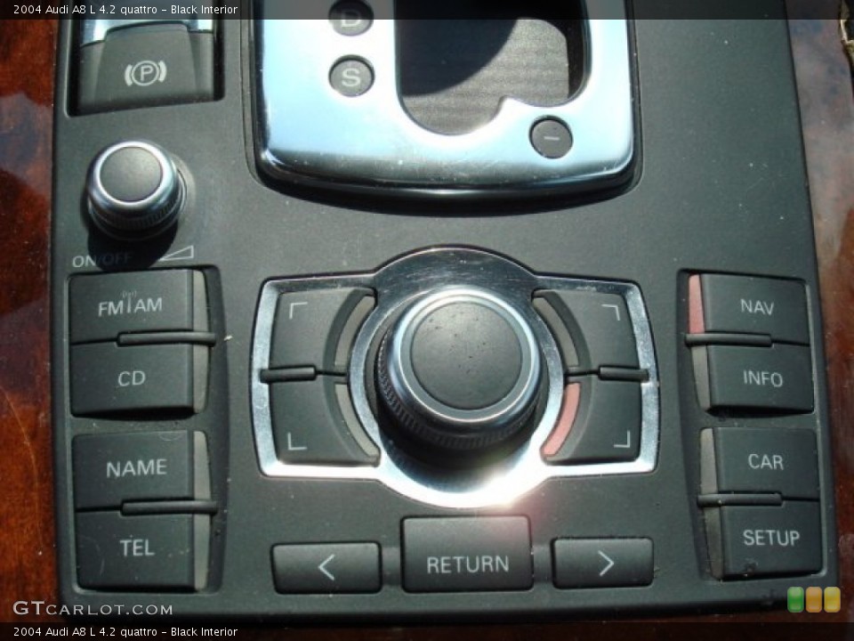 Black Interior Controls for the 2004 Audi A8 L 4.2 quattro #49943522
