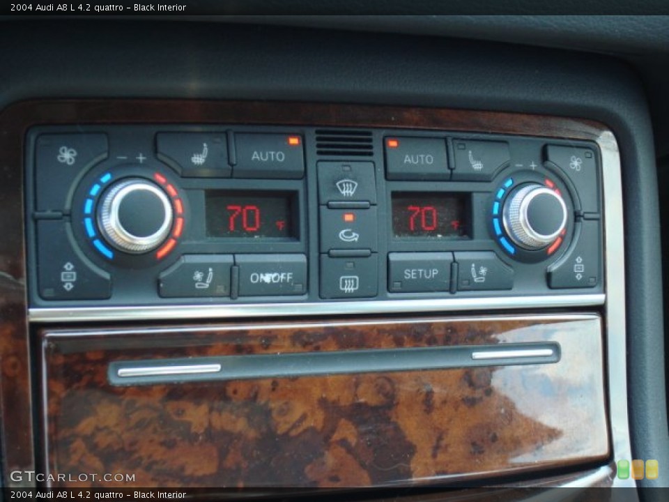 Black Interior Controls for the 2004 Audi A8 L 4.2 quattro #49943534