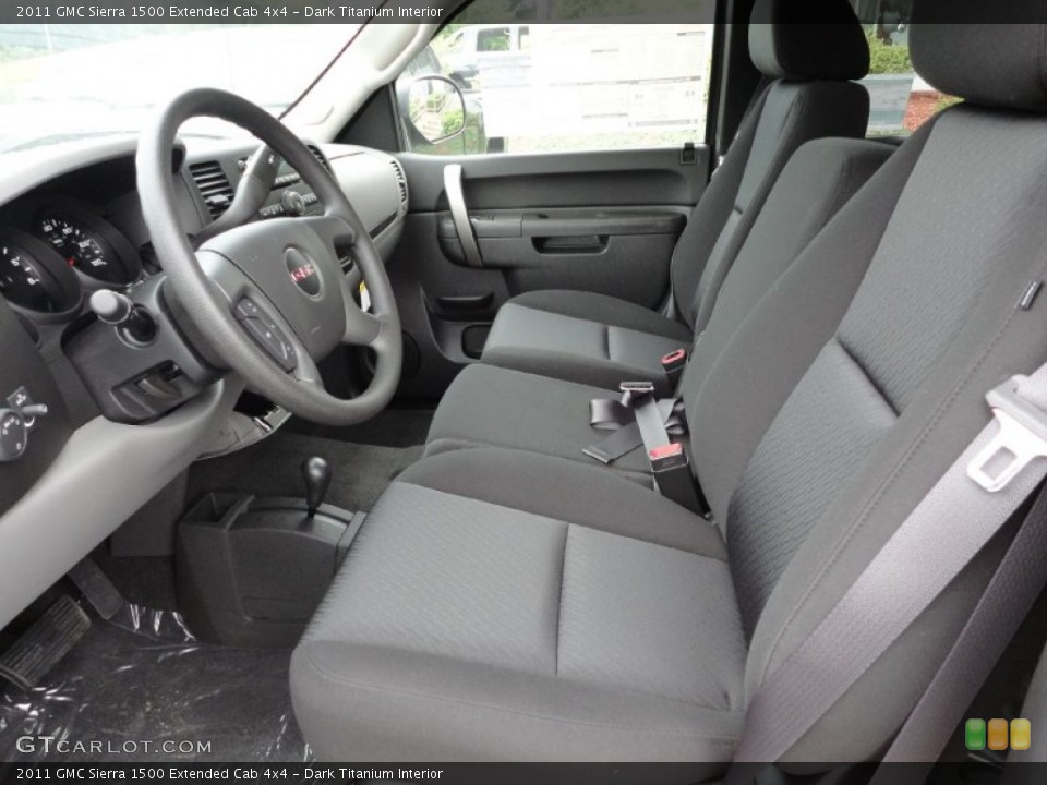 Dark Titanium Interior Photo for the 2011 GMC Sierra 1500 Extended Cab 4x4 #49943867