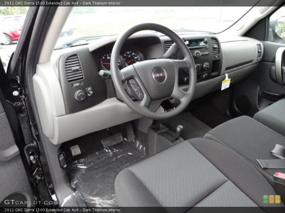 Dark Titanium Interior Photo for the 2011 GMC Sierra 1500 Extended Cab 4x4 #49943882