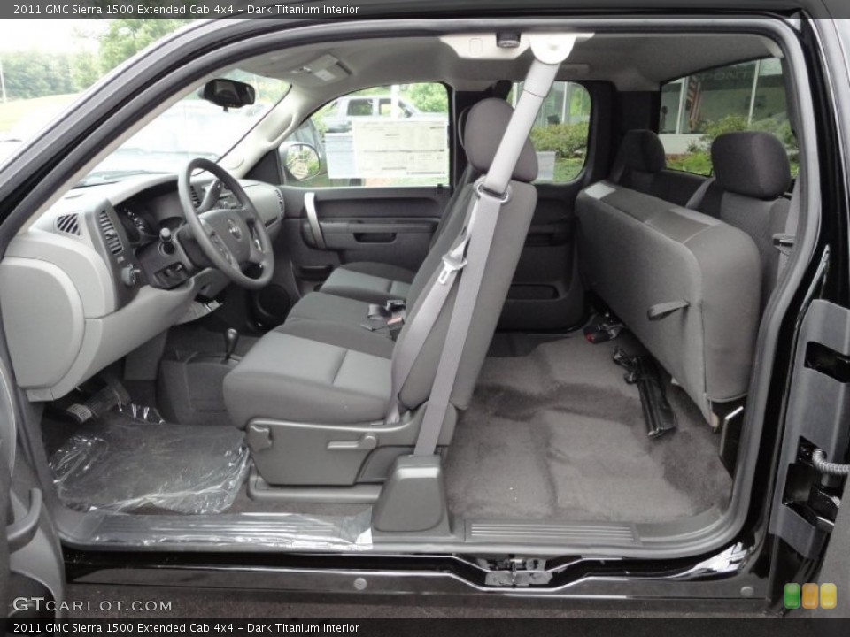 Dark Titanium Interior Photo for the 2011 GMC Sierra 1500 Extended Cab 4x4 #49943915
