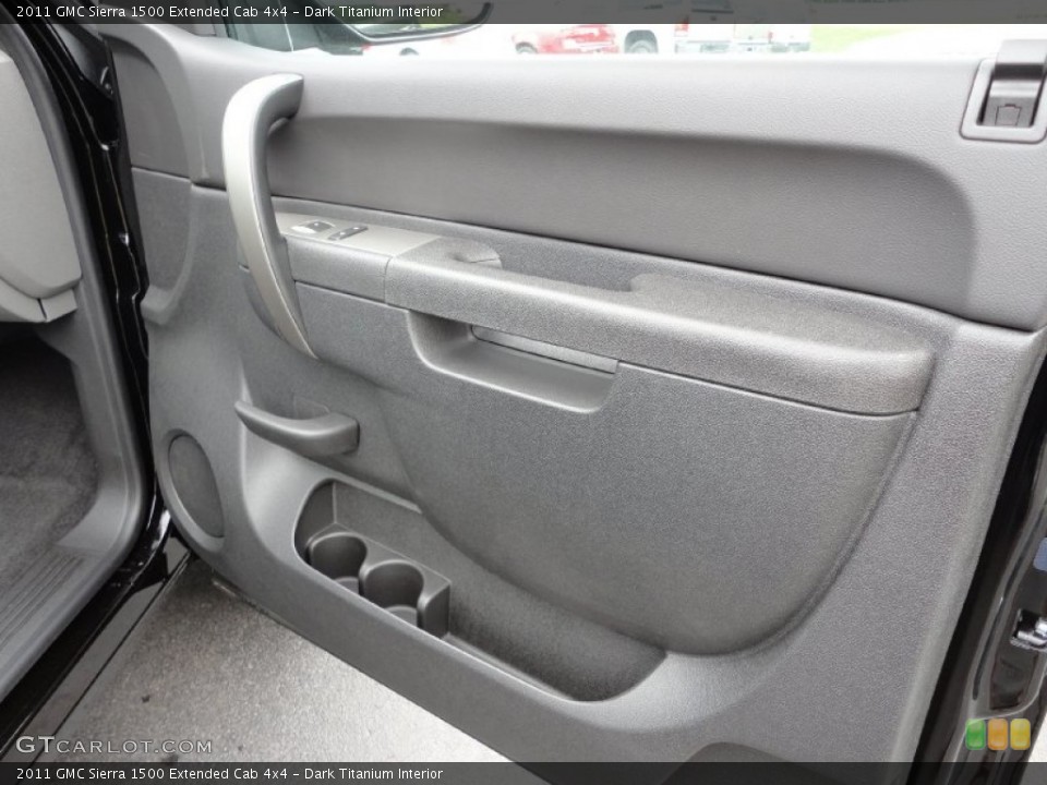 Dark Titanium Interior Door Panel for the 2011 GMC Sierra 1500 Extended Cab 4x4 #49943972
