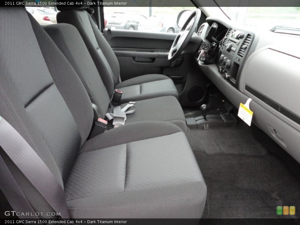 Dark Titanium Interior Photo for the 2011 GMC Sierra 1500 Extended Cab 4x4 #49943984