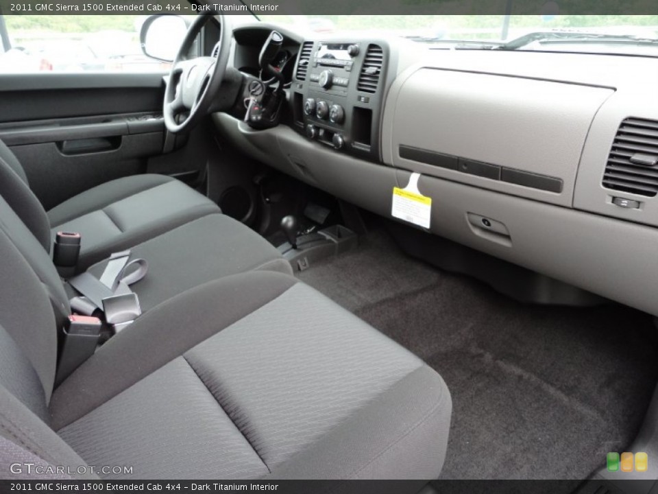 Dark Titanium Interior Photo for the 2011 GMC Sierra 1500 Extended Cab 4x4 #49943999