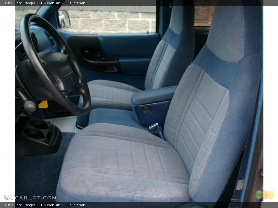 Blue Interior Photo for the 1996 Ford Ranger XLT SuperCab #49945781