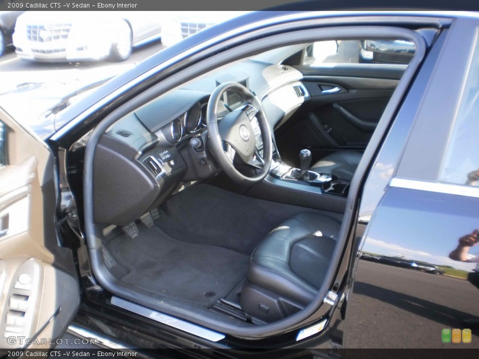 Ebony Interior Photo for the 2009 Cadillac CTS -V Sedan #49946663