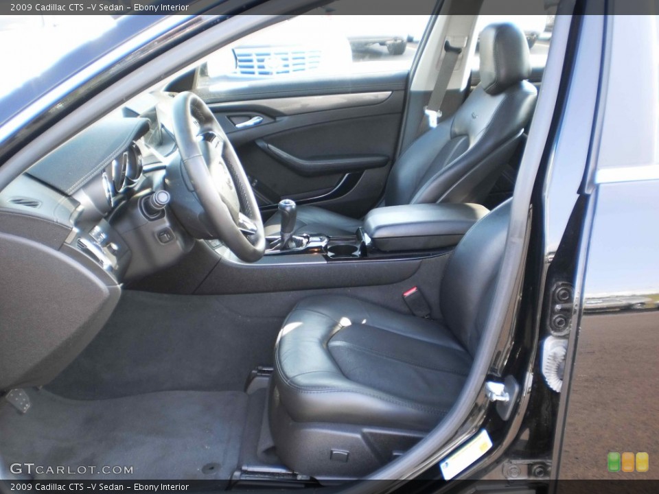 Ebony Interior Photo for the 2009 Cadillac CTS -V Sedan #49946681