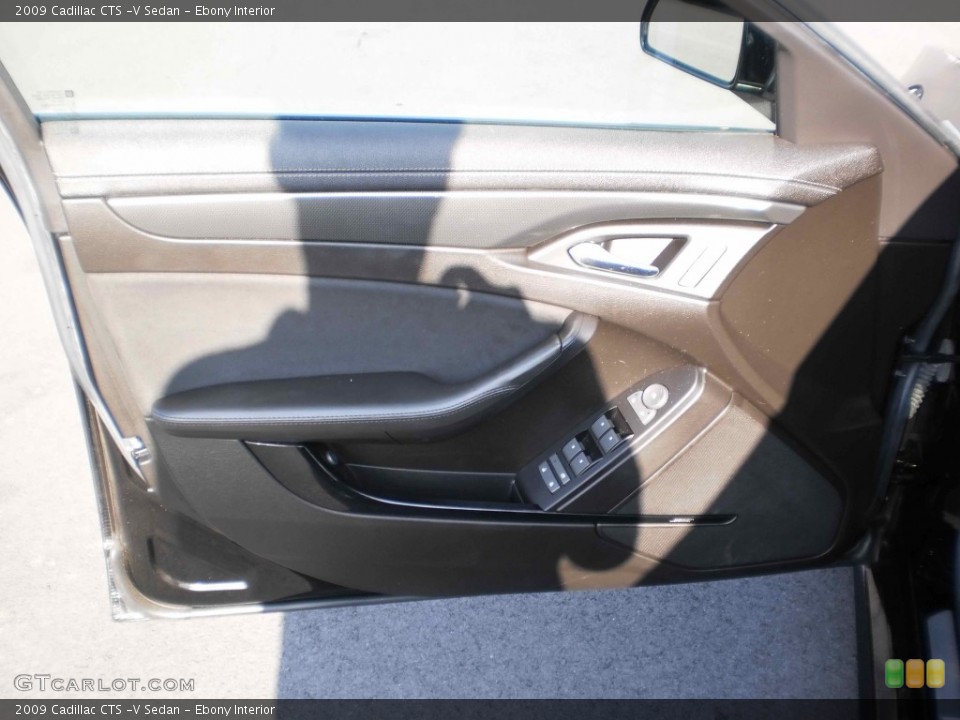 Ebony Interior Door Panel for the 2009 Cadillac CTS -V Sedan #49946717