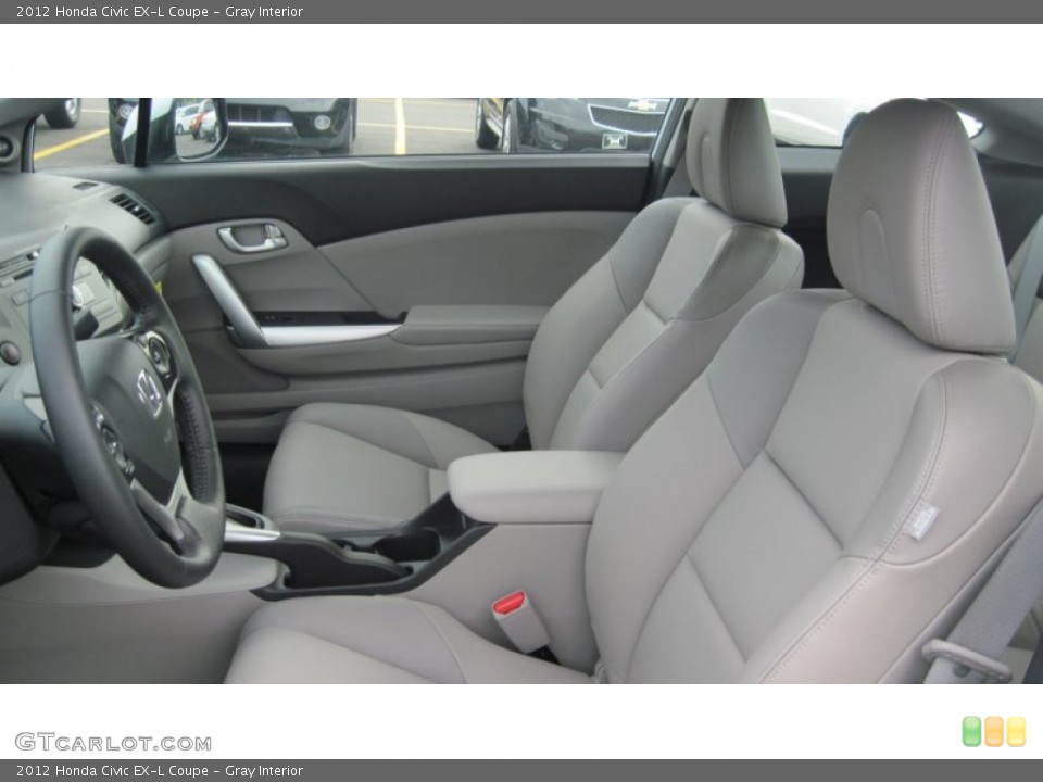 Gray Interior Photo for the 2012 Honda Civic EX-L Coupe #49946957