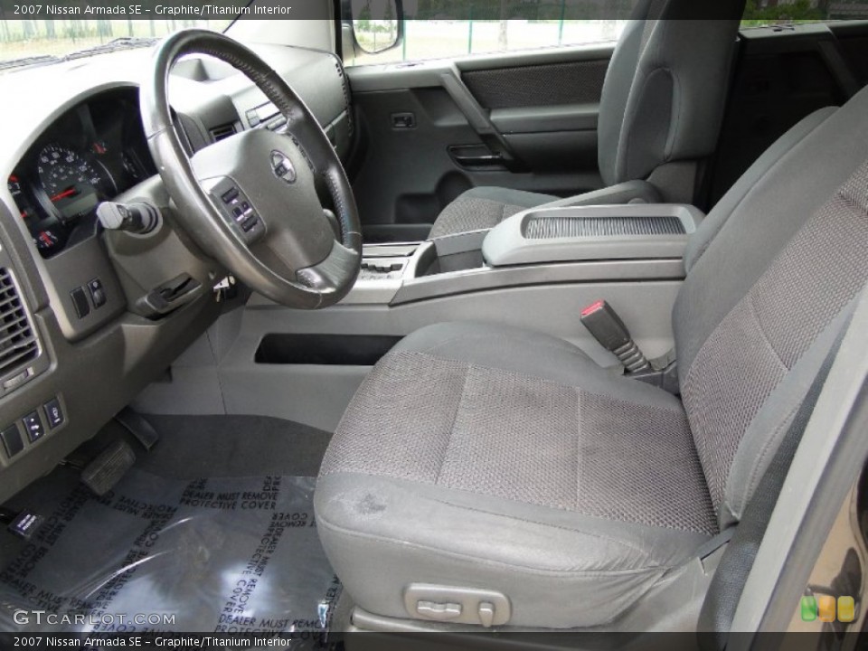 Graphite/Titanium Interior Photo for the 2007 Nissan Armada SE #49947677