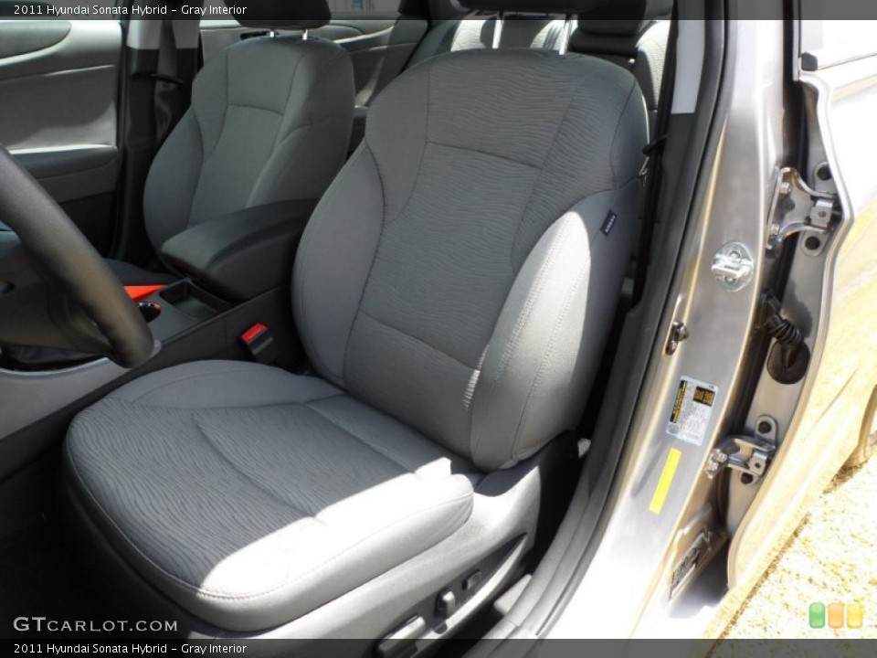 Gray Interior Photo for the 2011 Hyundai Sonata Hybrid #49947740
