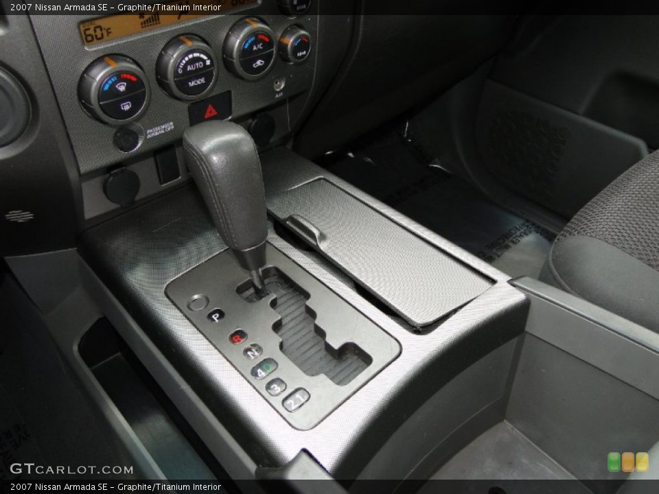 Graphite/Titanium Interior Transmission for the 2007 Nissan Armada SE #49947758