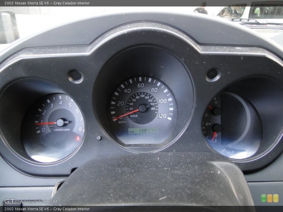 Gray Celadon Interior Gauges for the 2002 Nissan Xterra SE V6 #49948040