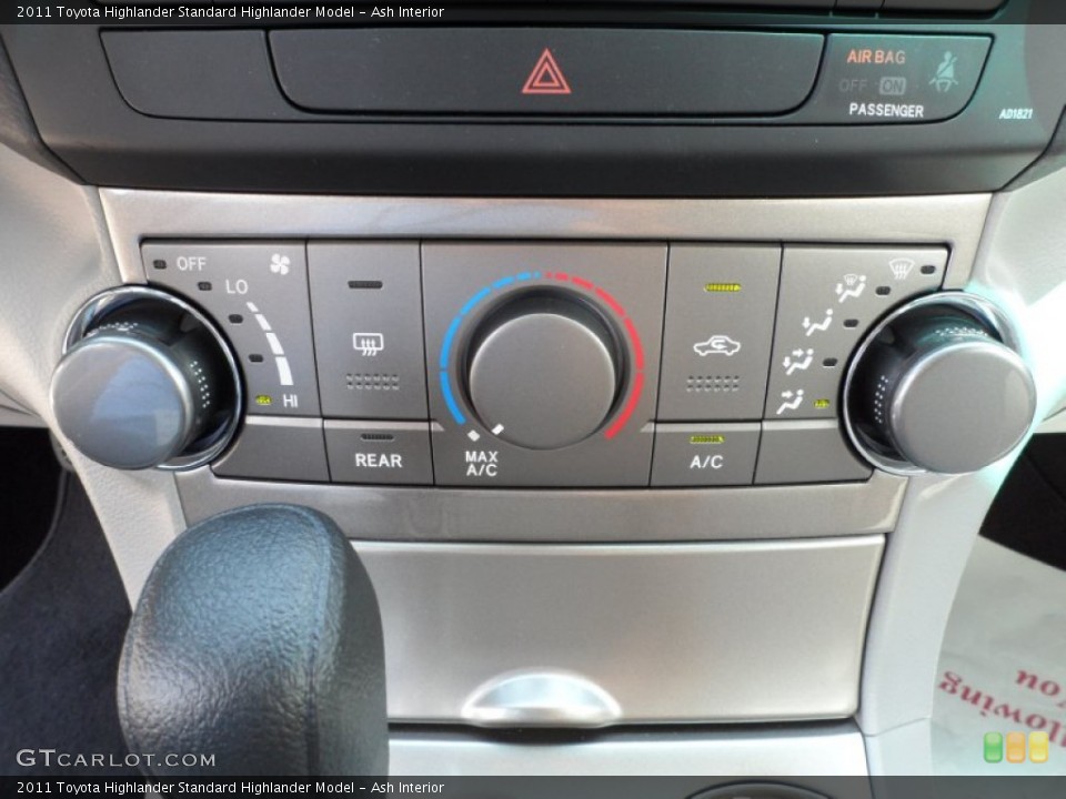 Ash Interior Controls for the 2011 Toyota Highlander  #49948169