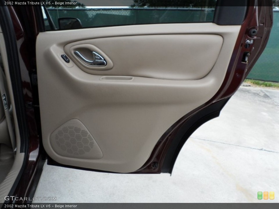 Beige Interior Door Panel for the 2002 Mazda Tribute LX V6 #49949156