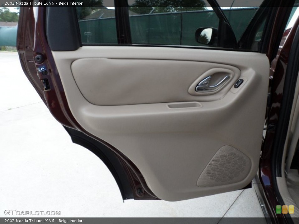 Beige Interior Door Panel for the 2002 Mazda Tribute LX V6 #49949186