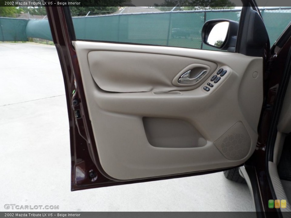 Beige Interior Door Panel for the 2002 Mazda Tribute LX V6 #49949204