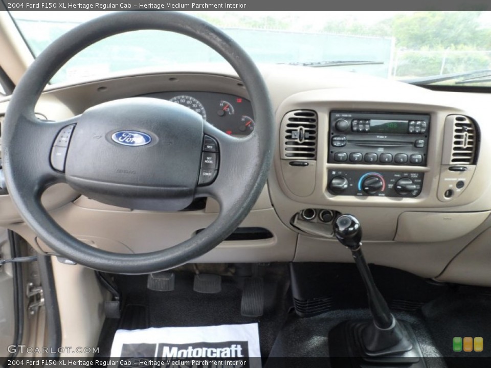 Heritage Medium Parchment Interior Dashboard for the 2004 Ford F150 XL Heritage Regular Cab #49949612