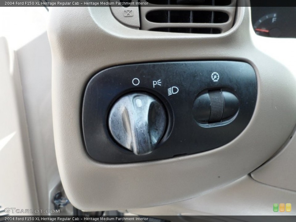 Heritage Medium Parchment Interior Controls for the 2004 Ford F150 XL Heritage Regular Cab #49949636