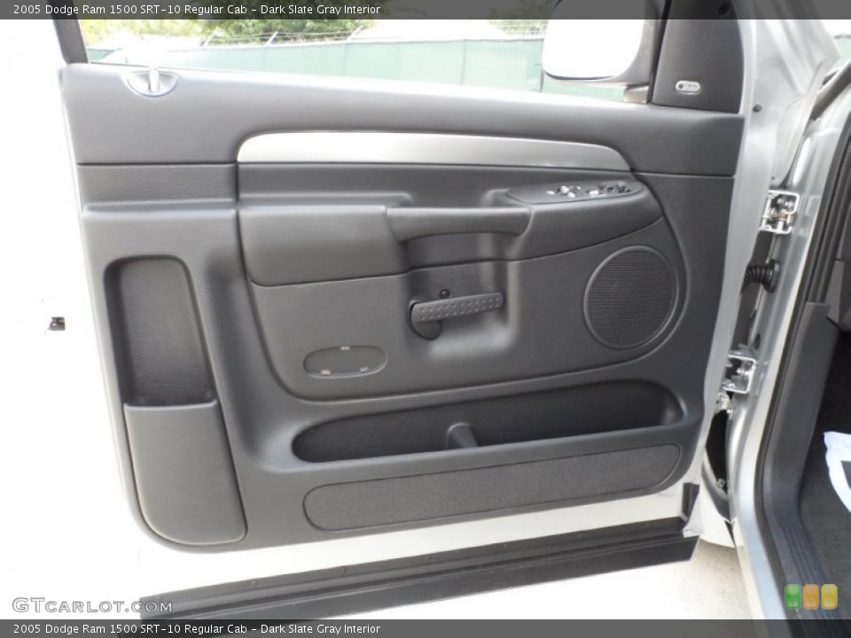 Dark Slate Gray Interior Door Panel for the 2005 Dodge Ram 1500 SRT-10 Regular Cab #49949741