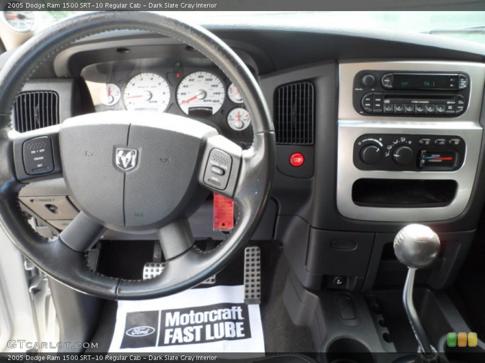 Dark Slate Gray Interior Dashboard for the 2005 Dodge Ram 1500 SRT-10 Regular Cab #49949753