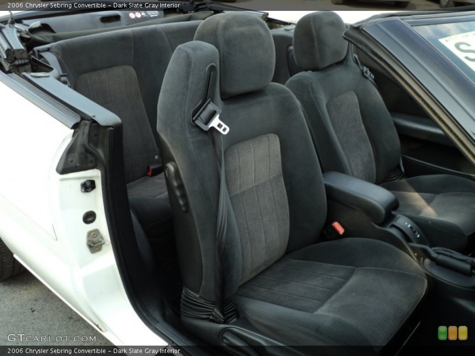 Dark Slate Gray Interior Photo for the 2006 Chrysler Sebring Convertible #49952234