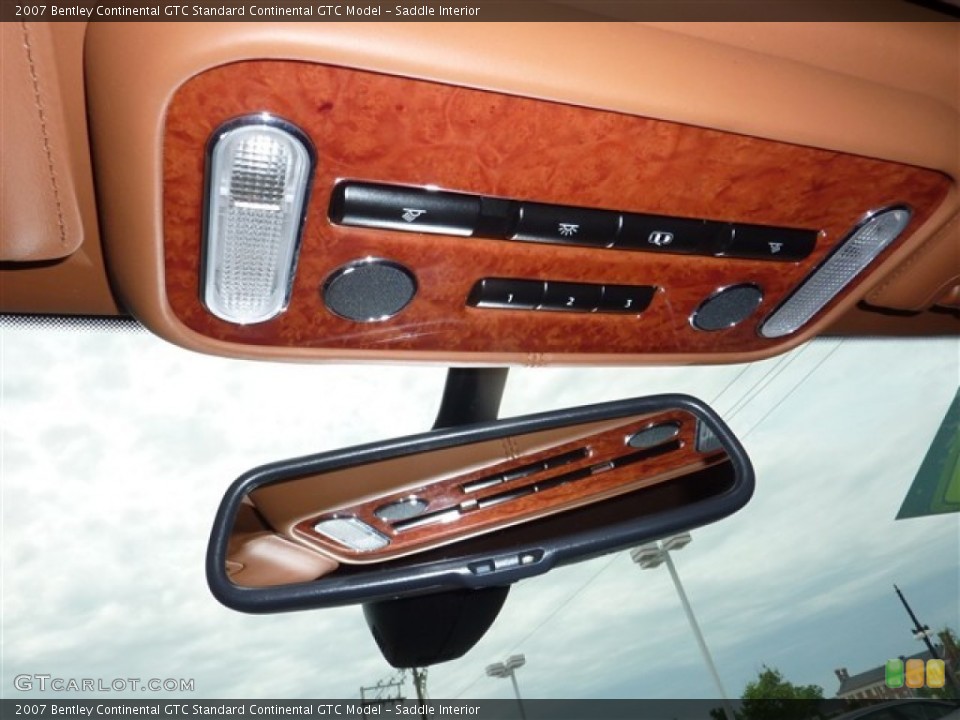 Saddle Interior Controls for the 2007 Bentley Continental GTC  #49952576