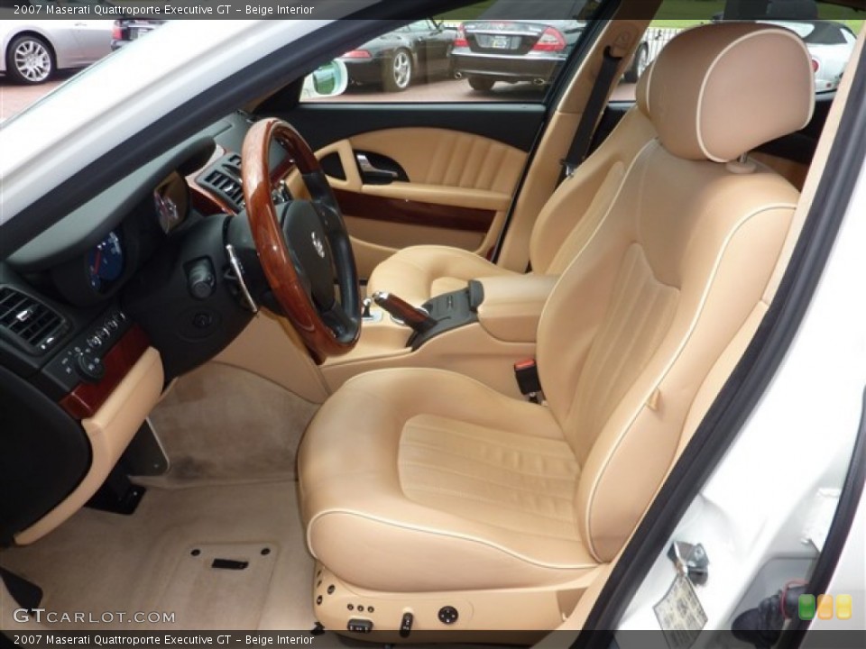 Beige Interior Photo for the 2007 Maserati Quattroporte Executive GT #49952903