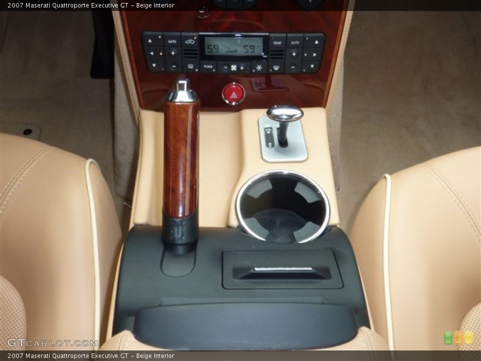 Beige Interior Transmission for the 2007 Maserati Quattroporte Executive GT #49953017