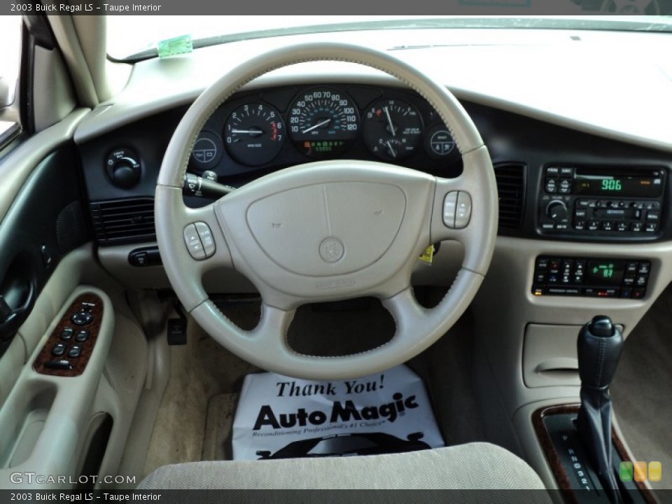 Taupe Interior Steering Wheel for the 2003 Buick Regal LS #49953278