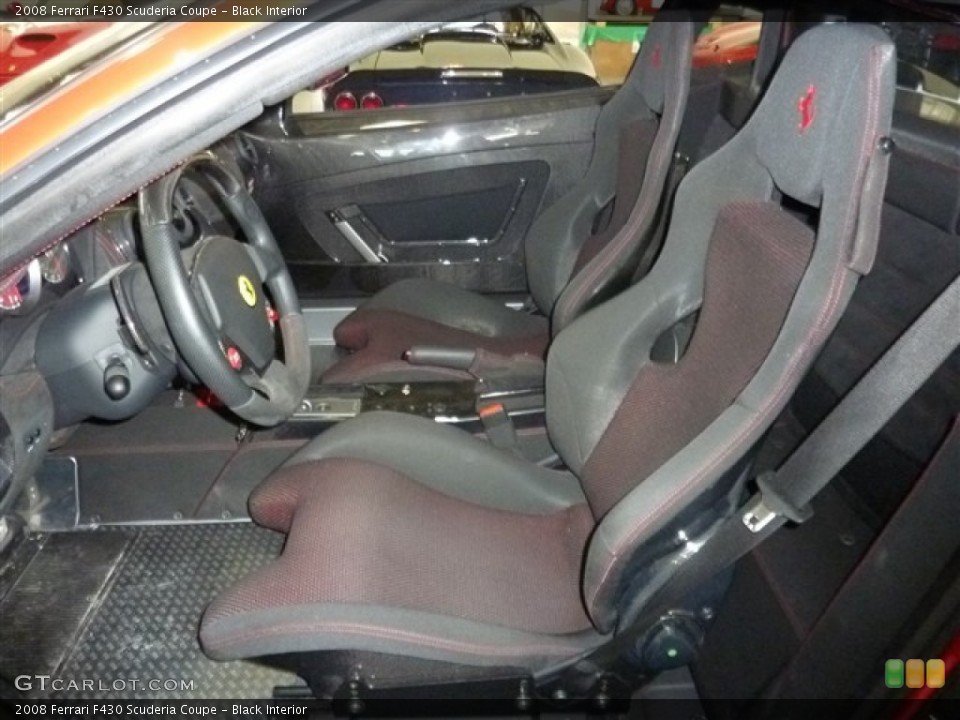 Black Interior Photo for the 2008 Ferrari F430 Scuderia Coupe #49953383