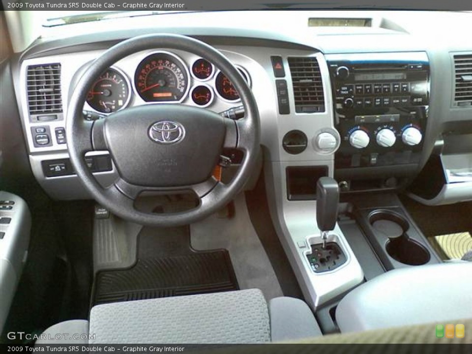 Graphite Gray Interior Photo for the 2009 Toyota Tundra SR5 Double Cab #49953455