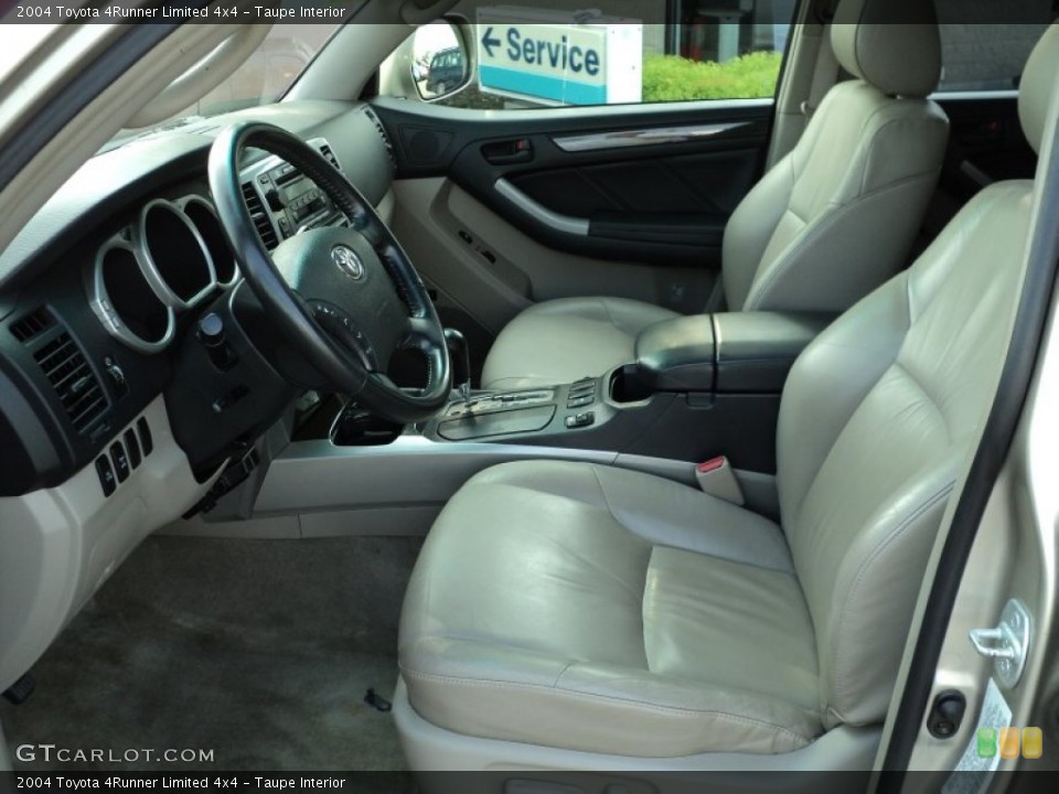 Taupe Interior Photo for the 2004 Toyota 4Runner Limited 4x4 #49954307