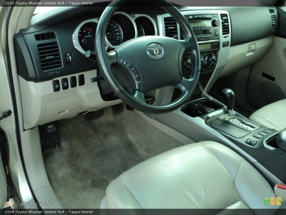 Taupe Interior Photo for the 2004 Toyota 4Runner Limited 4x4 #49954322