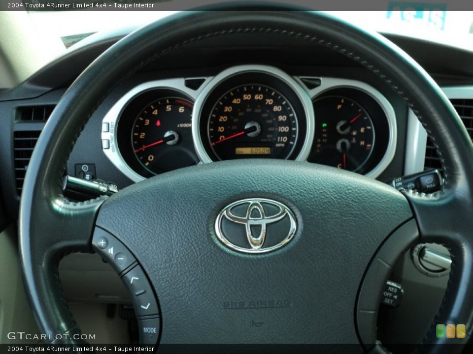 Taupe Interior Steering Wheel for the 2004 Toyota 4Runner Limited 4x4 #49954559