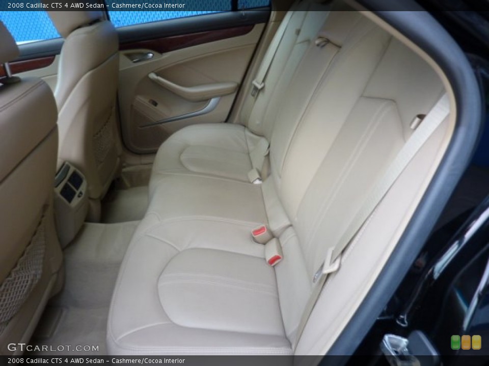 Cashmere/Cocoa Interior Photo for the 2008 Cadillac CTS 4 AWD Sedan #49955708