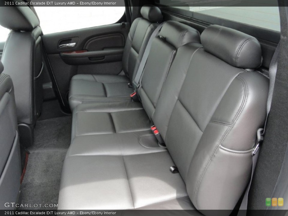 Ebony/Ebony Interior Photo for the 2011 Cadillac Escalade EXT Luxury AWD #49956092