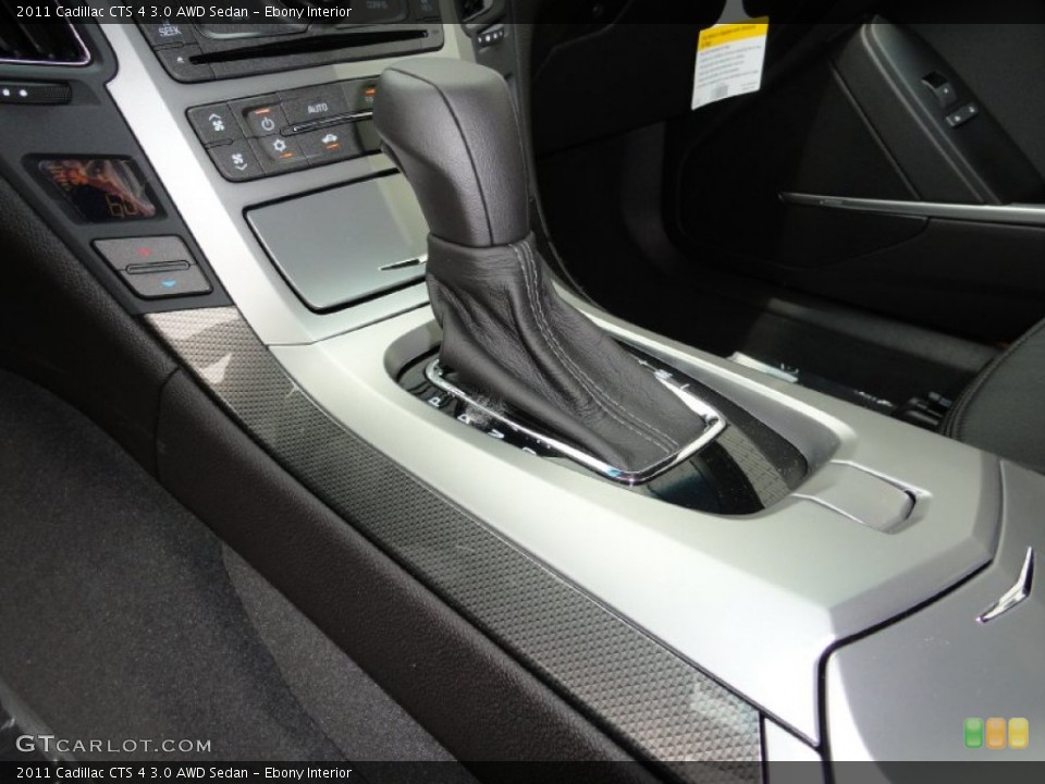 Ebony Interior Transmission for the 2011 Cadillac CTS 4 3.0 AWD Sedan #49956602